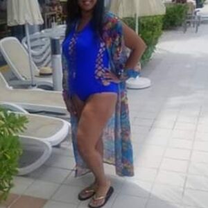 Multi colored swim cover up